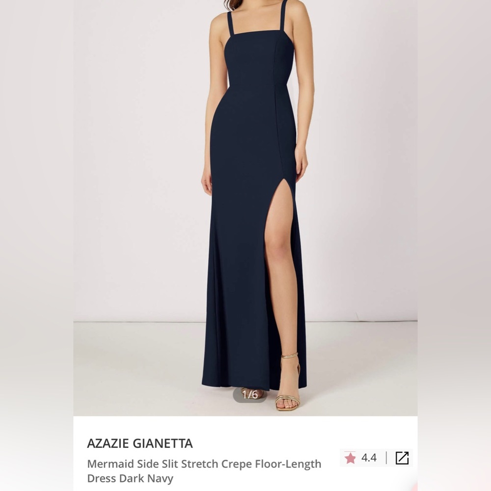 Navy Blue Bridesmaid Dress